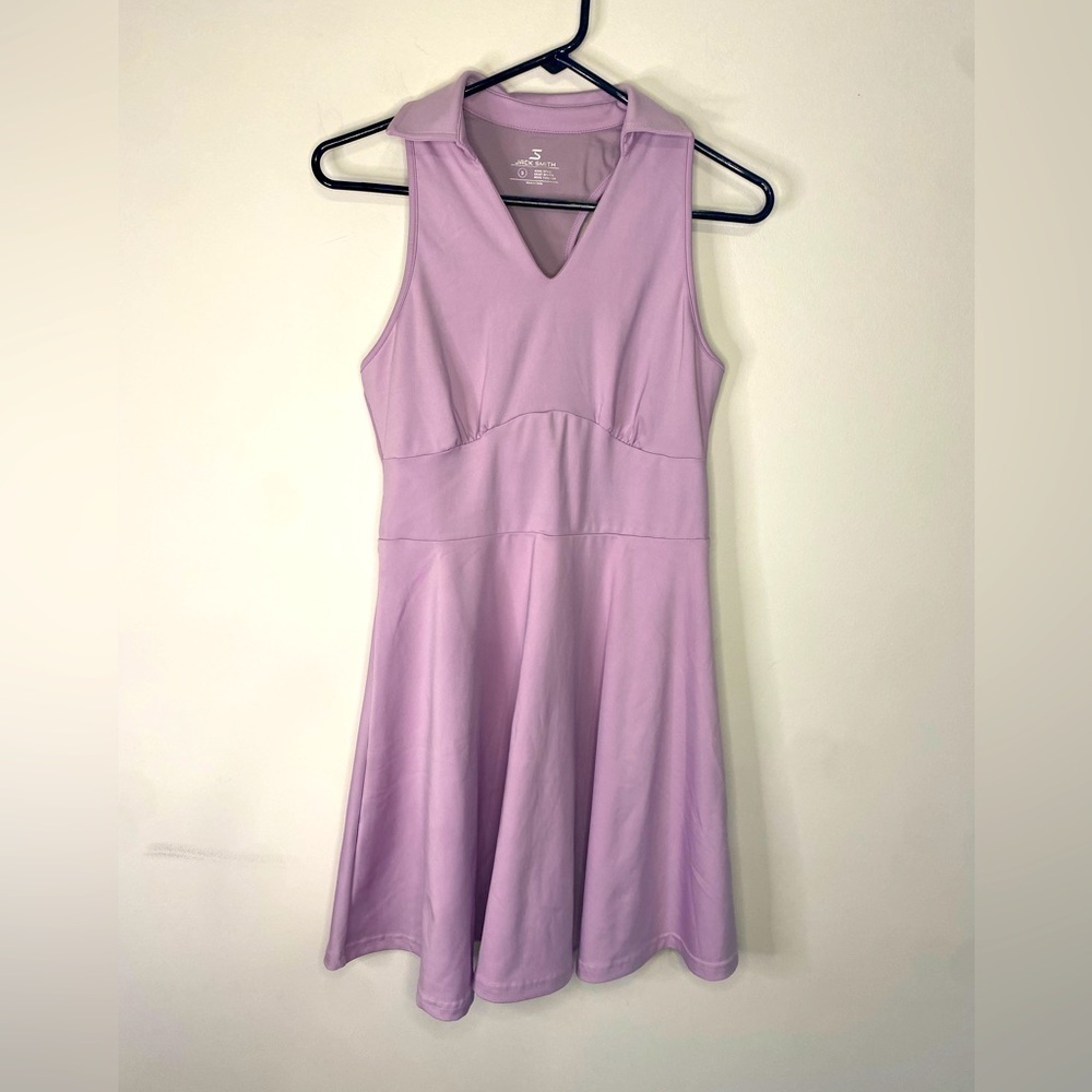 Sleeveless Lavender Polo Mini Dress